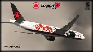 Air Canada "Remembrance Special" | PMDG 777-300ER thumbnail 3