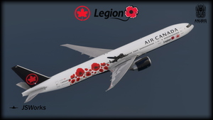 Air Canada "Remembrance Special" | PMDG 777-300ER thumbnail 4