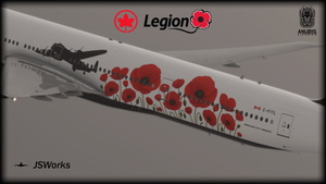 Air Canada "Remembrance Special" | PMDG 777-300ER thumbnail 6