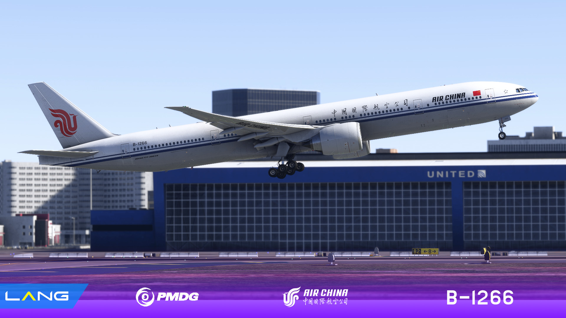 Air China  B-1266 With Cabin STD 8K PMDG 777-300 ER - Image 1