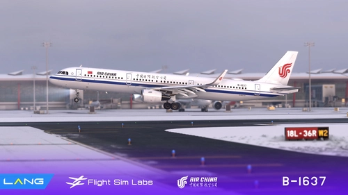 Air China B-1637 8K FSLabs Airbus A321ceo
