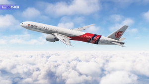 Air China B-2047 With Cabin 8K The 50th Anniversary of the Establishment of China-France 777-300 ER thumbnail 4