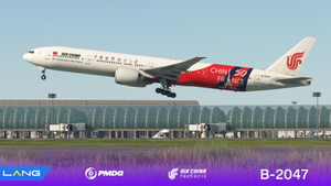 Air China B-2047 With Cabin 8K The 50th Anniversary of the Establishment of China-France 777-300 ER thumbnail 1