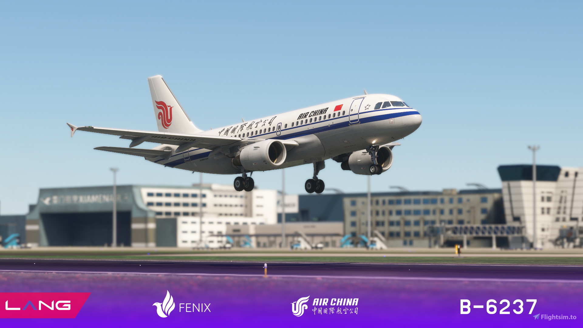 Air China B-6236 B6237 With Cabin Fenix A319 8K CFM IAE for