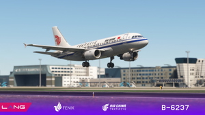 Air China B-6236 B6237 With Cabin  Fenix A319 8K CFM IAE  thumbnail 1