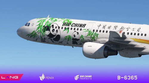 Air China Beautiful Sichuan With Cabin B-6365 8K Fenix A321