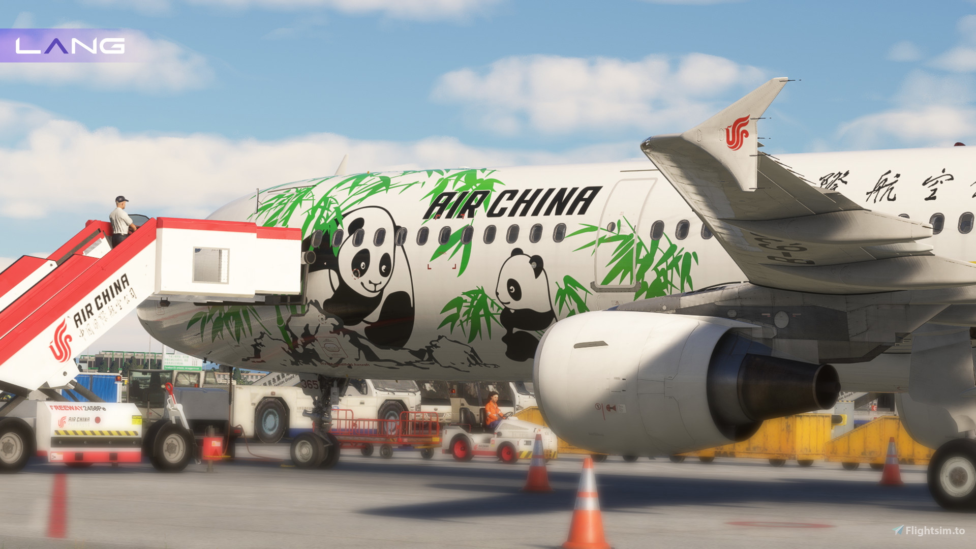 Air China Beautiful Sichuan With Cabin B-6365 8K Fenix A321 for