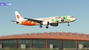 Air China Beautiful Sichuan With Cabin B-6365 8K Fenix A321 thumbnail 6