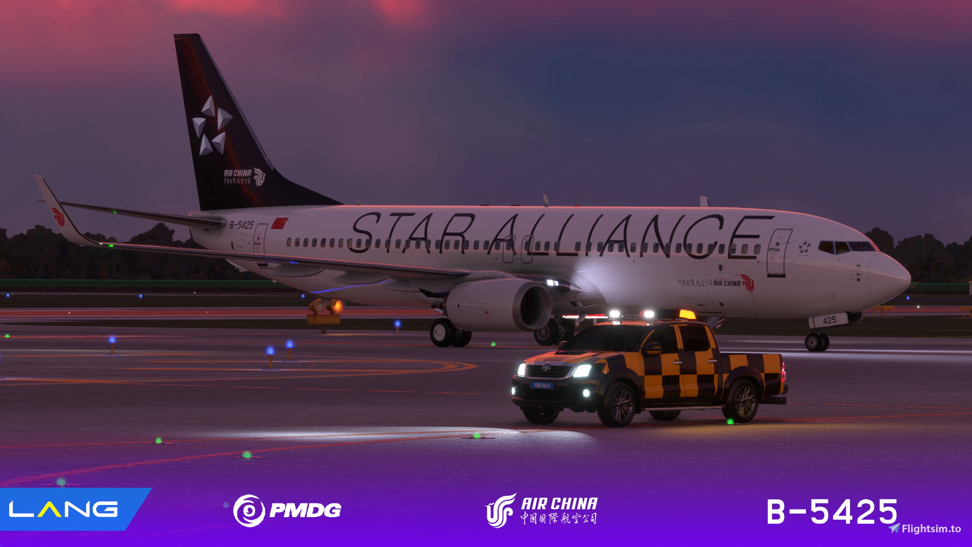 Air China Star Alliance With Cabin 8K B-5425  PMDG 737-800 - Image 1
