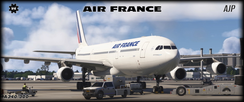 Air France - Classic - F-GLZH - Inibuilds A340-300