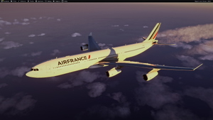 Air France F-GNII 2008 (new) livery Inibuilds A340-300 MSFS2024 (with cabin) thumbnail 3