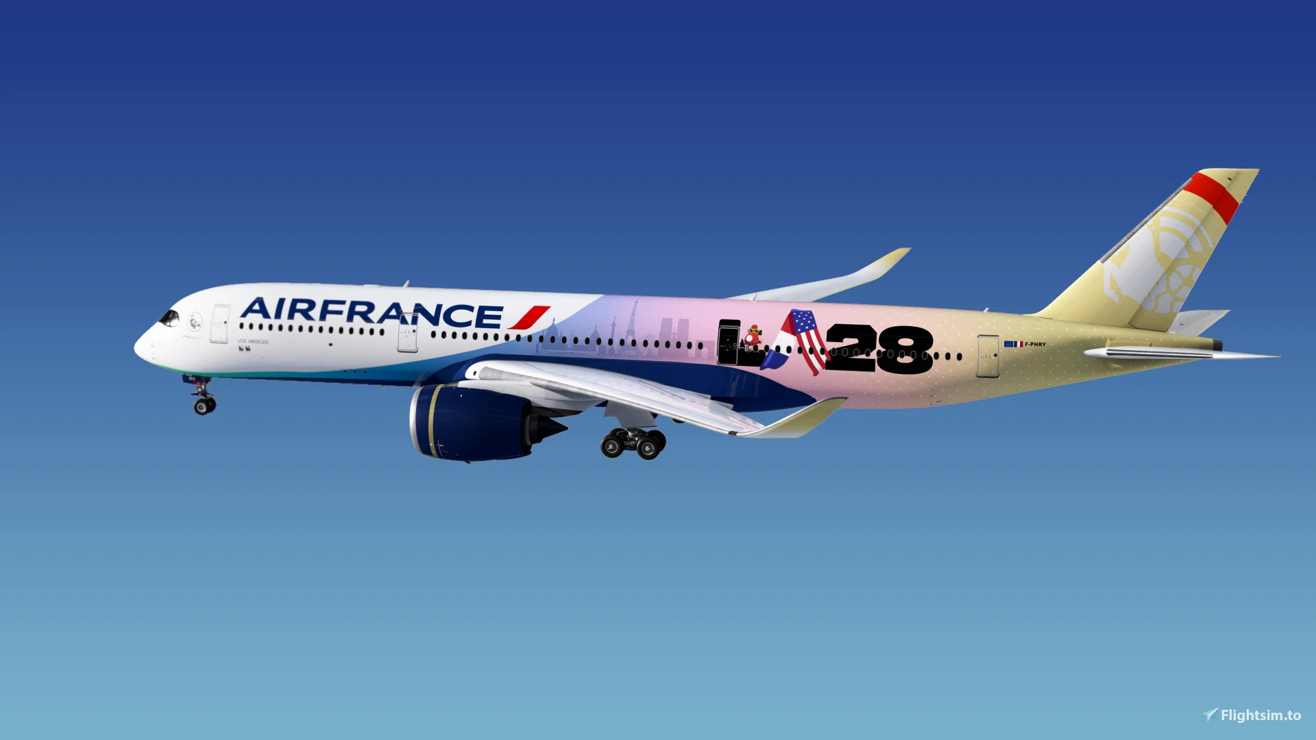 Air France x LA28 | Inibuilds A350-900 - Fictional - Image 1