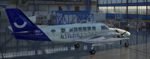 Air Fresno Virtual Airlines VirtualCol Beech M99
