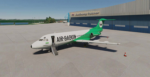 Air Gabon F28 MK2000 TR-LST