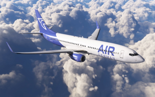Air German Boeing 737-800 PMDG New Livery (Fictional)