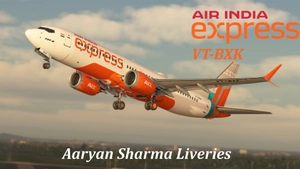Air India Express ULTRA-REALISTIC B737 Max8 || iFly 737 Max thumbnail 1