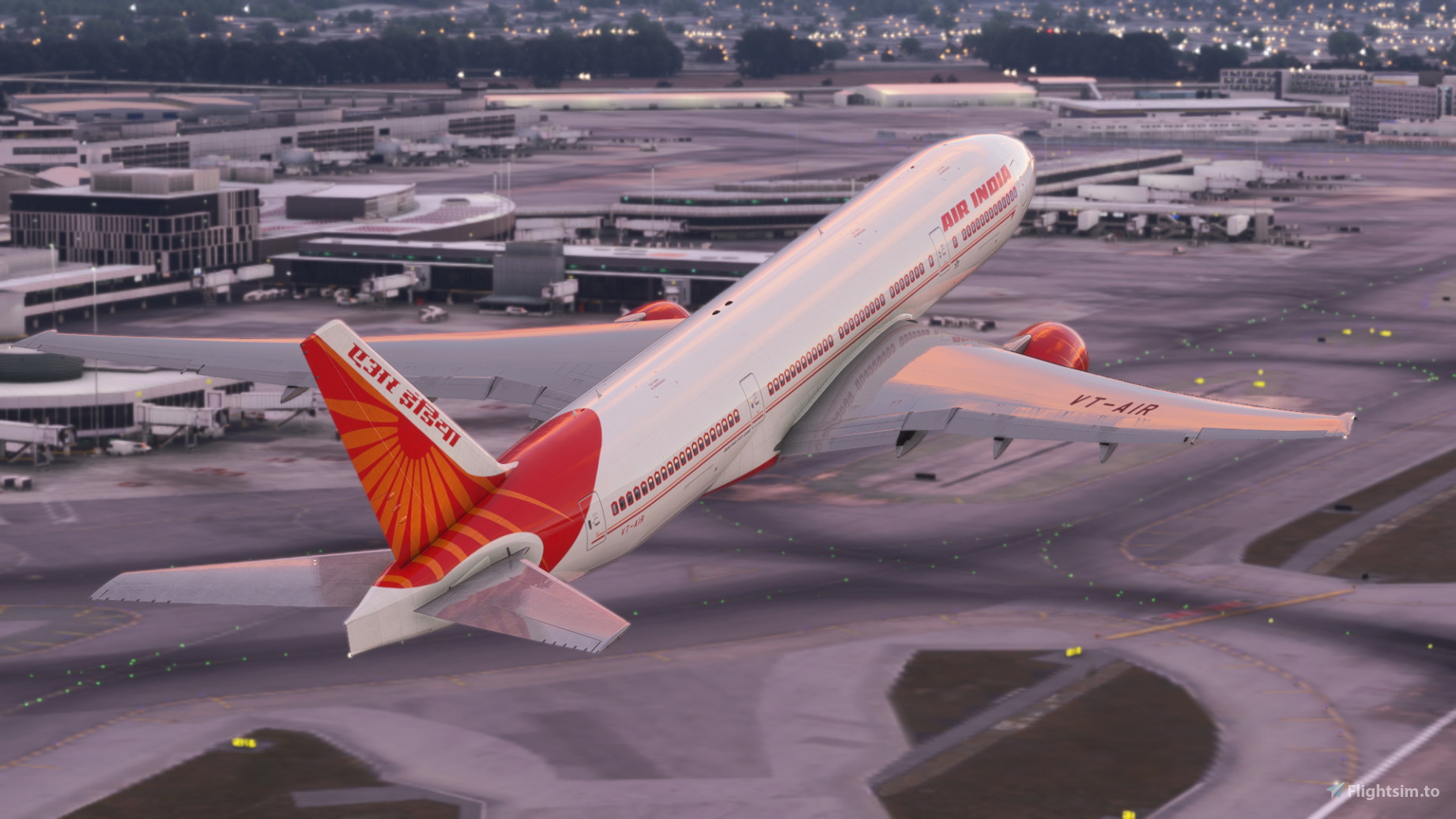 Air India VT-AIR w/Cabin || PMDG 777-200ER for Microsoft