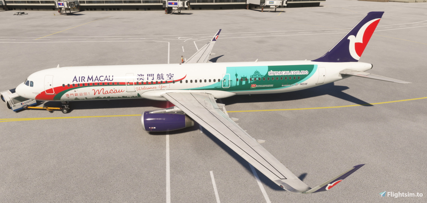 Air Macau Airbus A321-200 SL / Macau Welcomes You / B-MBM (8K/4K9 för ...