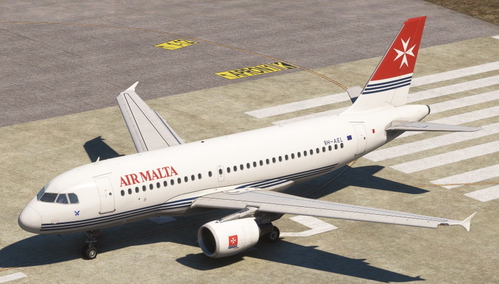 Air Malta retro a319 9H-AEL