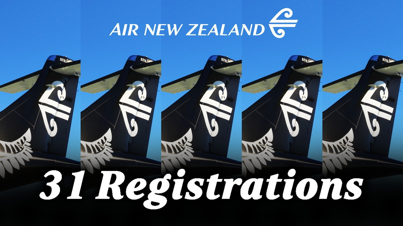 Air New Zealand Complete Fleet Pack | Cockpit/Cabin | Asobo ATR 72