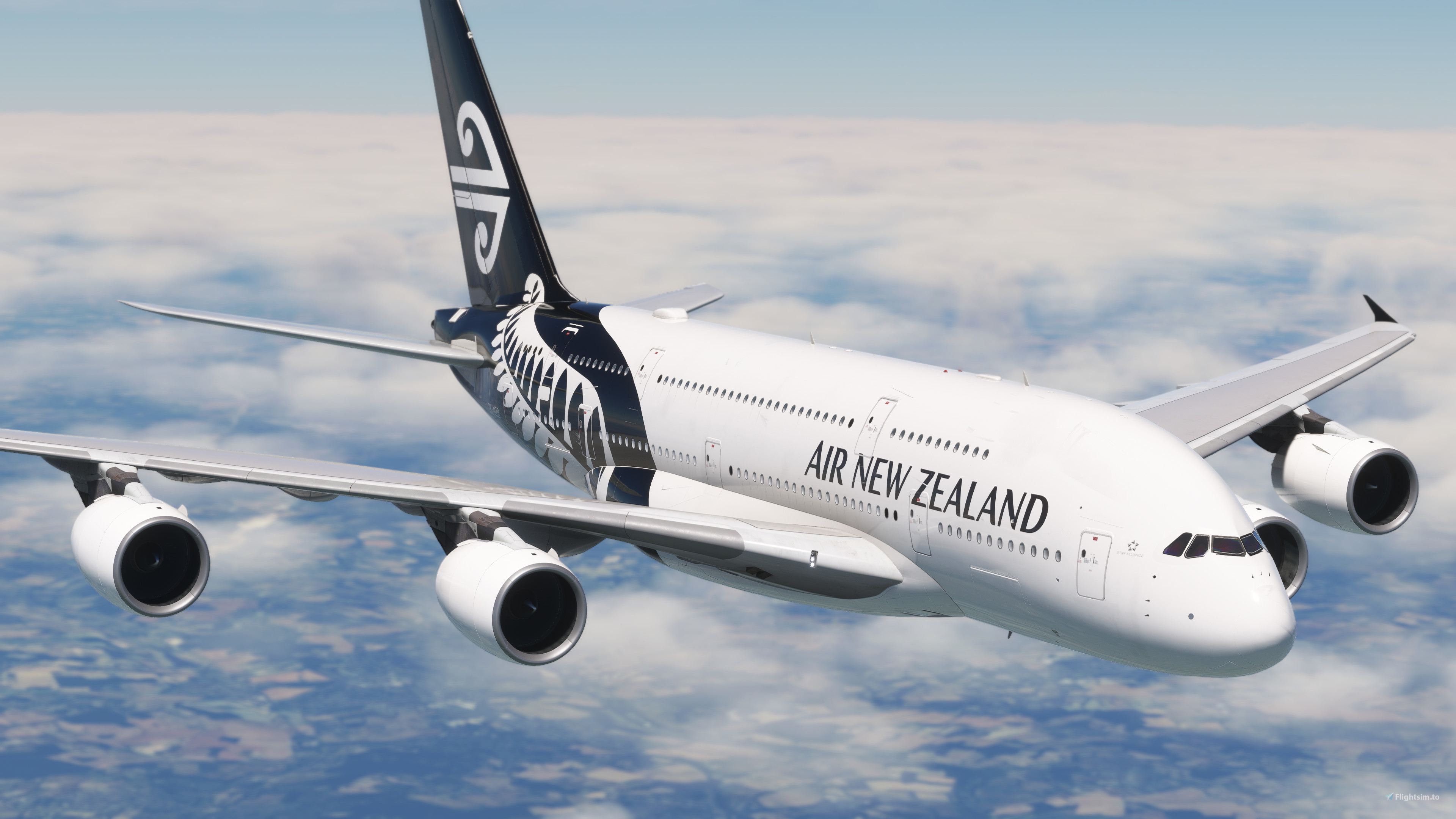 FlyByWire A380X Liveries のために Microsoft Flight Simulator | MSFS