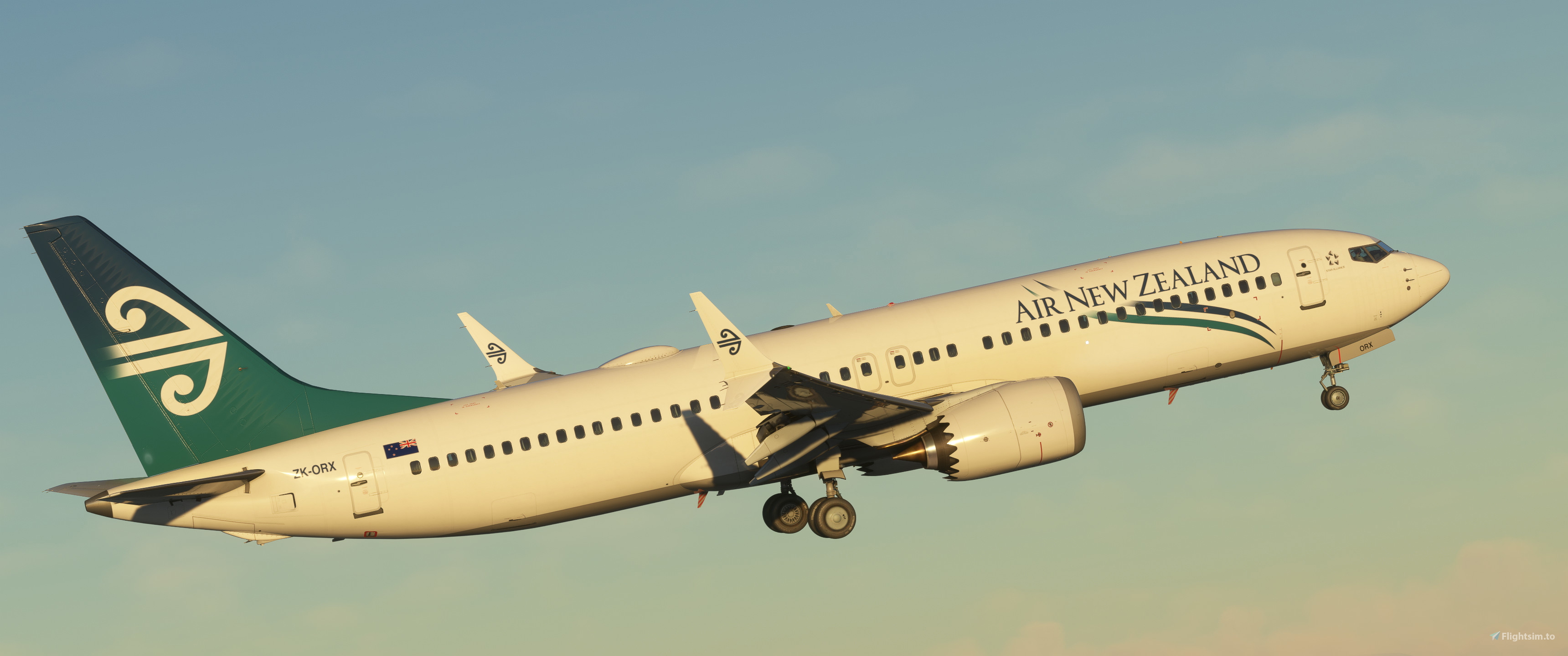 Air New Zealand Pacific Wave (ZK-ORX) Fictional iFly Boeing 737