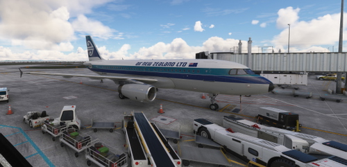 Air New Zealand ZK-NAW A319 80's livery