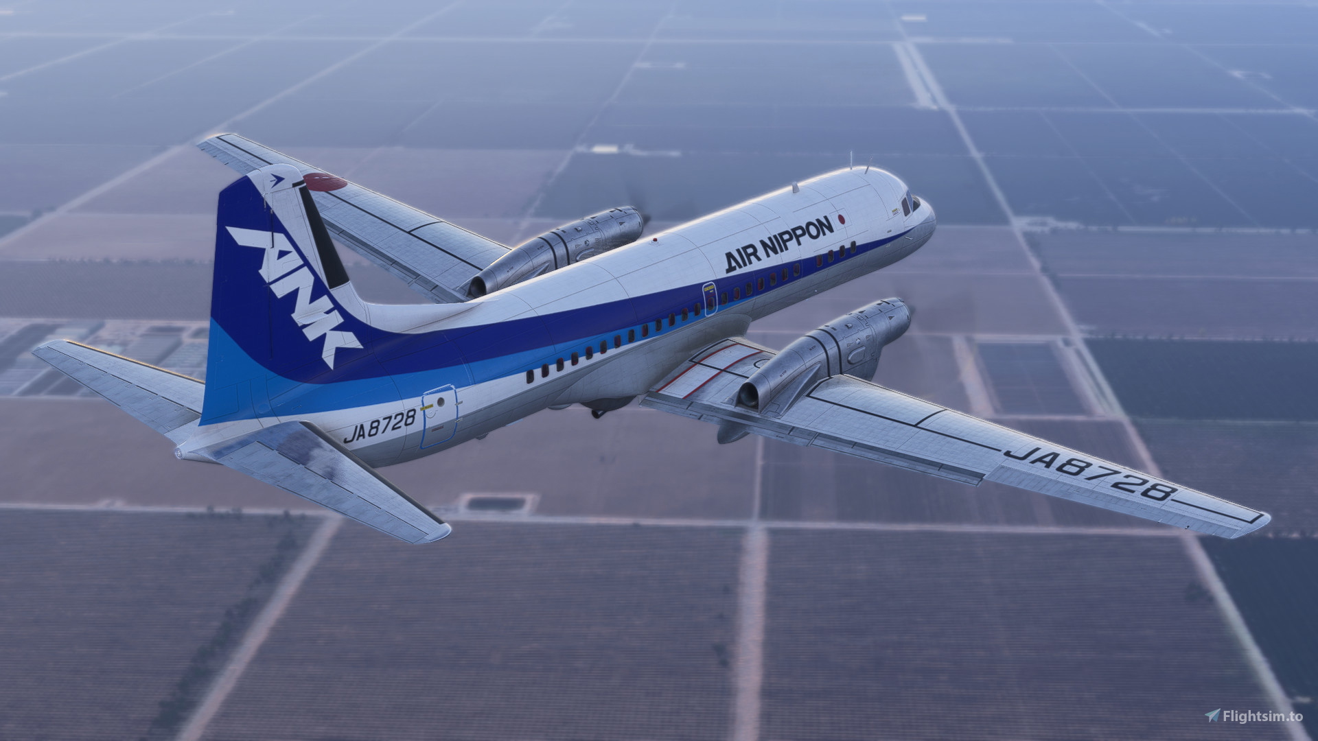 Air Nippon | JA8728 | YS-11 for Microsoft Flight Simulator | MSFS