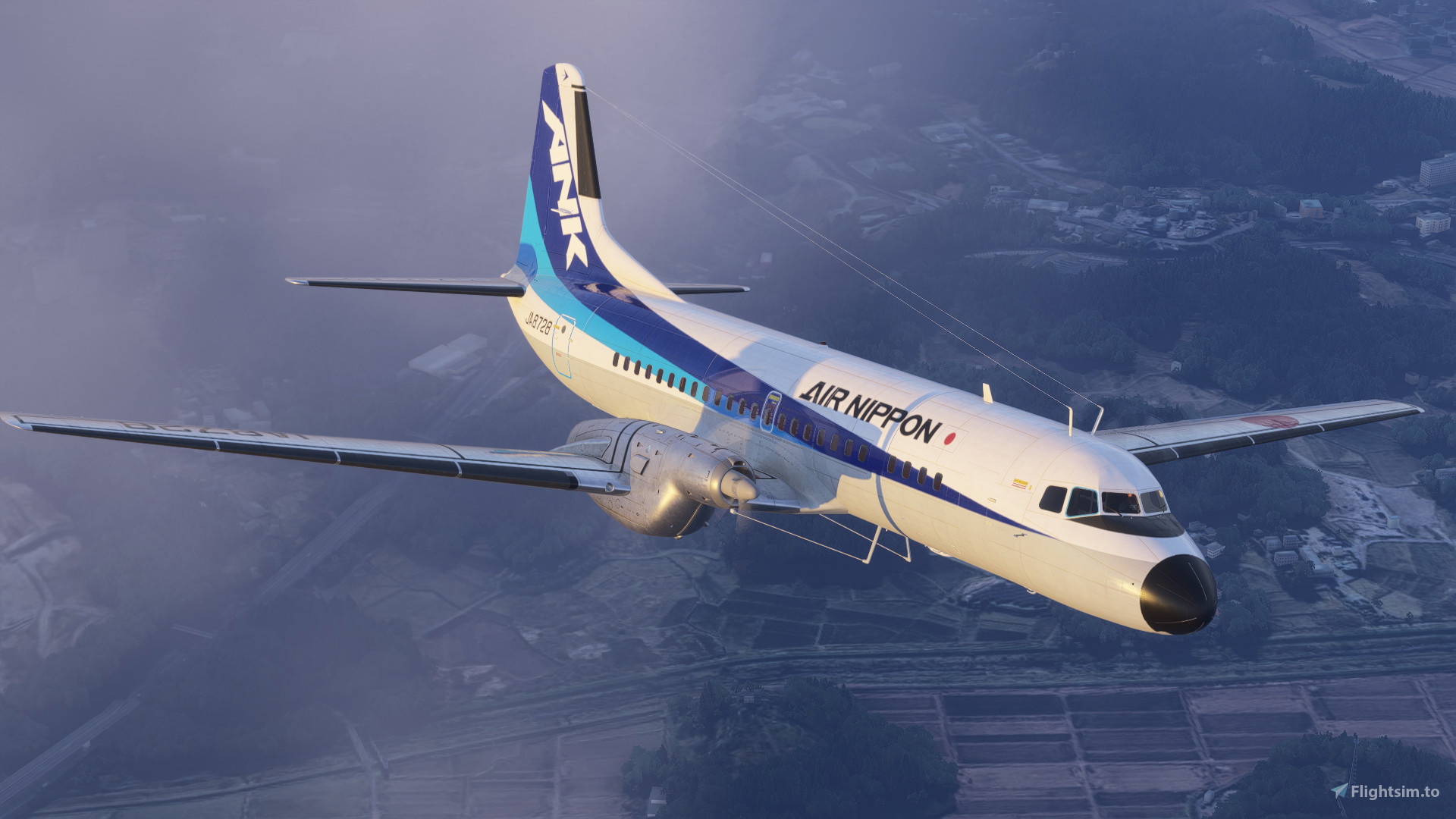 Air Nippon | JA8728 | YS-11 for Microsoft Flight Simulator | MSFS