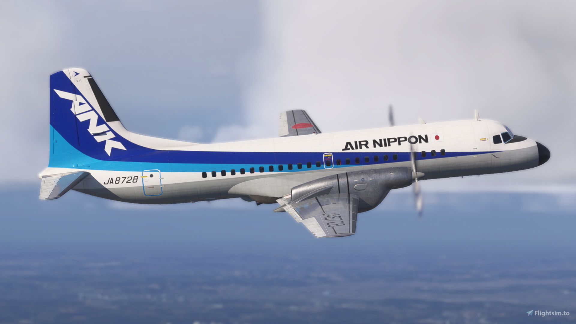 Air Nippon | JA8278 | YS-11 for Microsoft Flight Simulator