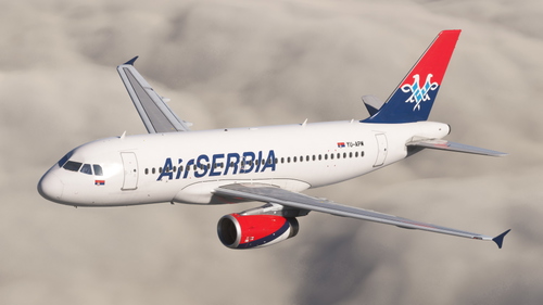 Air Serbia | Pack w/ Cabin | Fenixsim Airbus A319