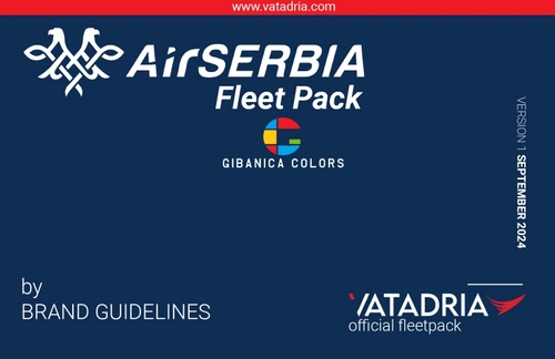 Air Serbia A319 Fleet Pack | VATADRIA official pack