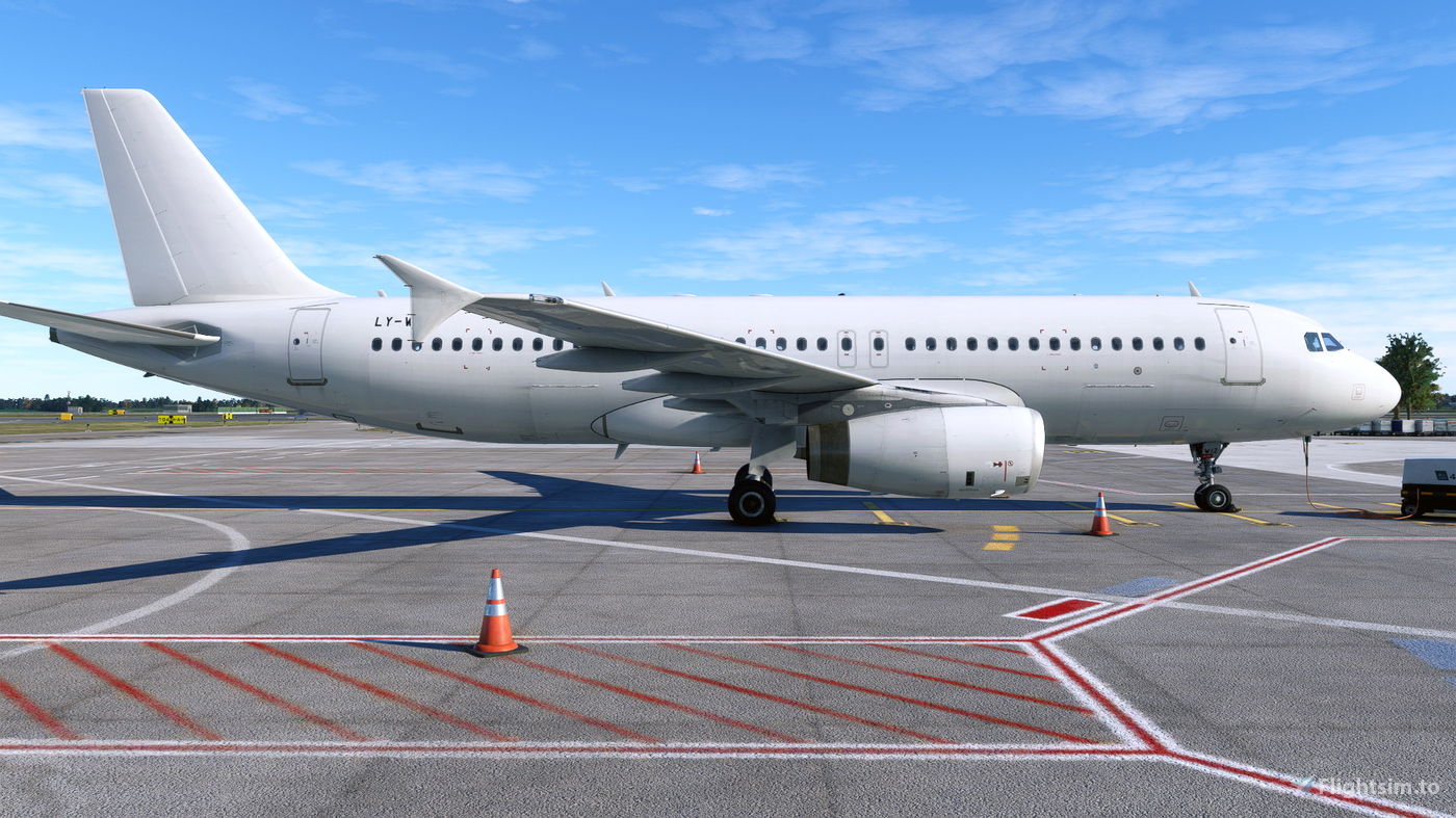 Air Serbia LYWIZ A320214 IAE (Fenix) Wet lease GET JET 对于 Microsoft