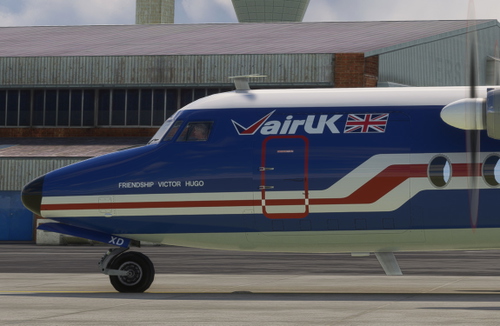 Air UK G-BMXD "Blue Livery"
