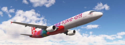 AirAsia 321 Take Off A321  9M-VAA  [CFM]