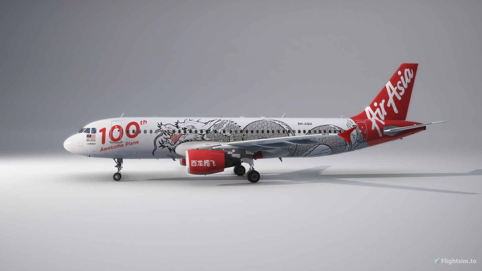 BIG_エアアジア（AirAsia_05) 9M-AQH_A320-200／模型飛行機(ダイキャスト製) 9M-AQQ AirAsia Airbus A320-216(WL) Photo by AlvinLvK | ID 397182