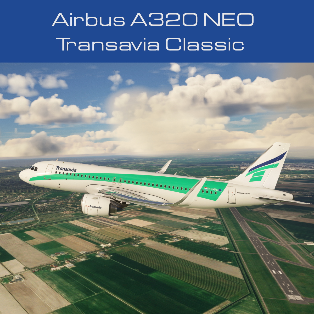 Maquette Transavia 737-800 F-HTVF 1:200 et Airbus A320neo 1/200 F-GNEO Lot Porte-Clefs et Stylo - Collection