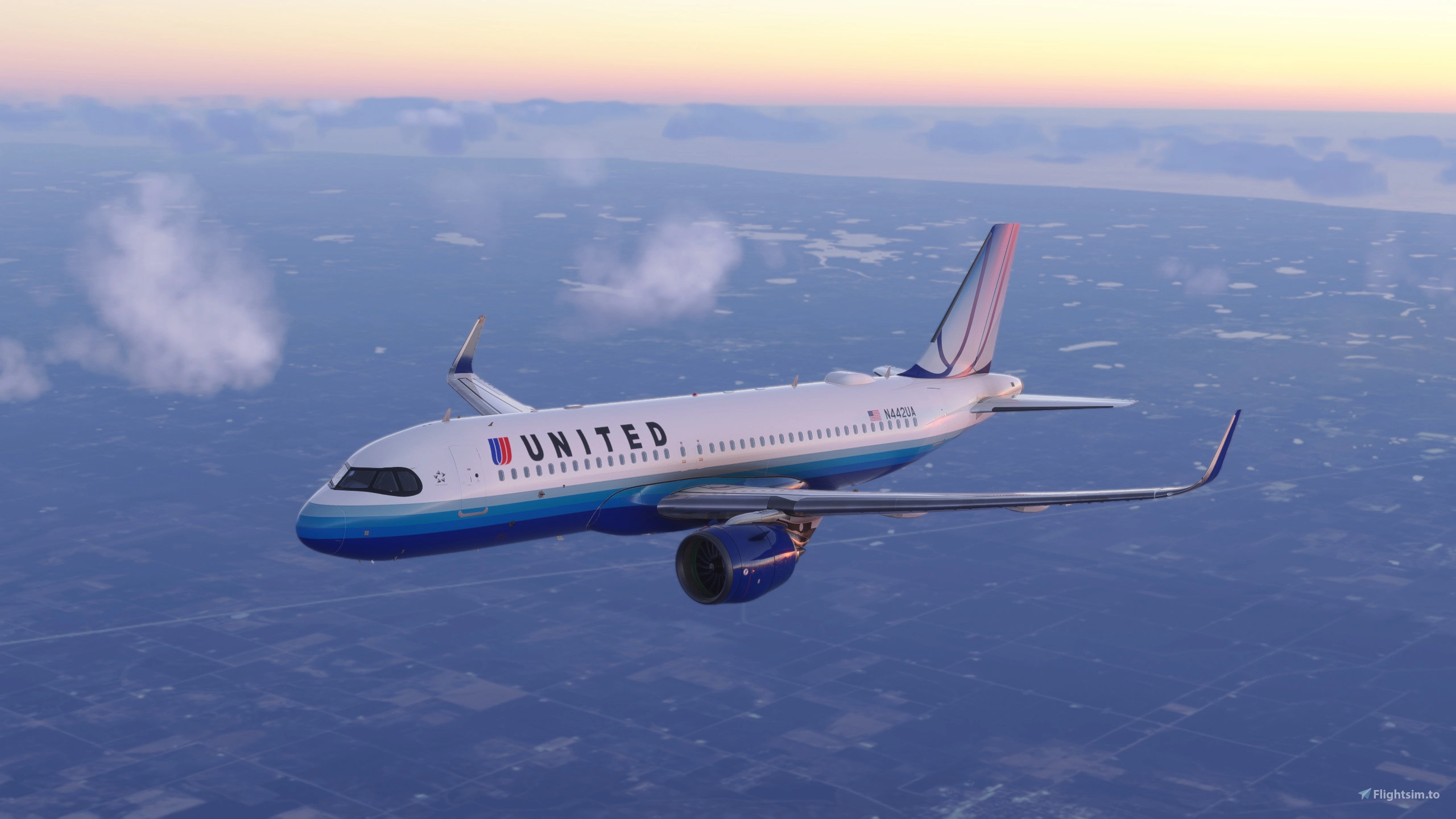 [A32NX] Airbus A320neo United Airlines "Blue Tulip" - Image 1