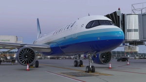 [A32NX] Airbus A320neo United Airlines "Blue Tulip" thumbnail 12