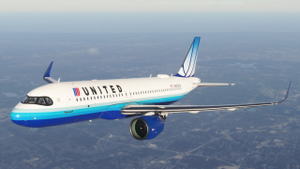 [A32NX] Airbus A320neo United Airlines "Blue Tulip" thumbnail 15