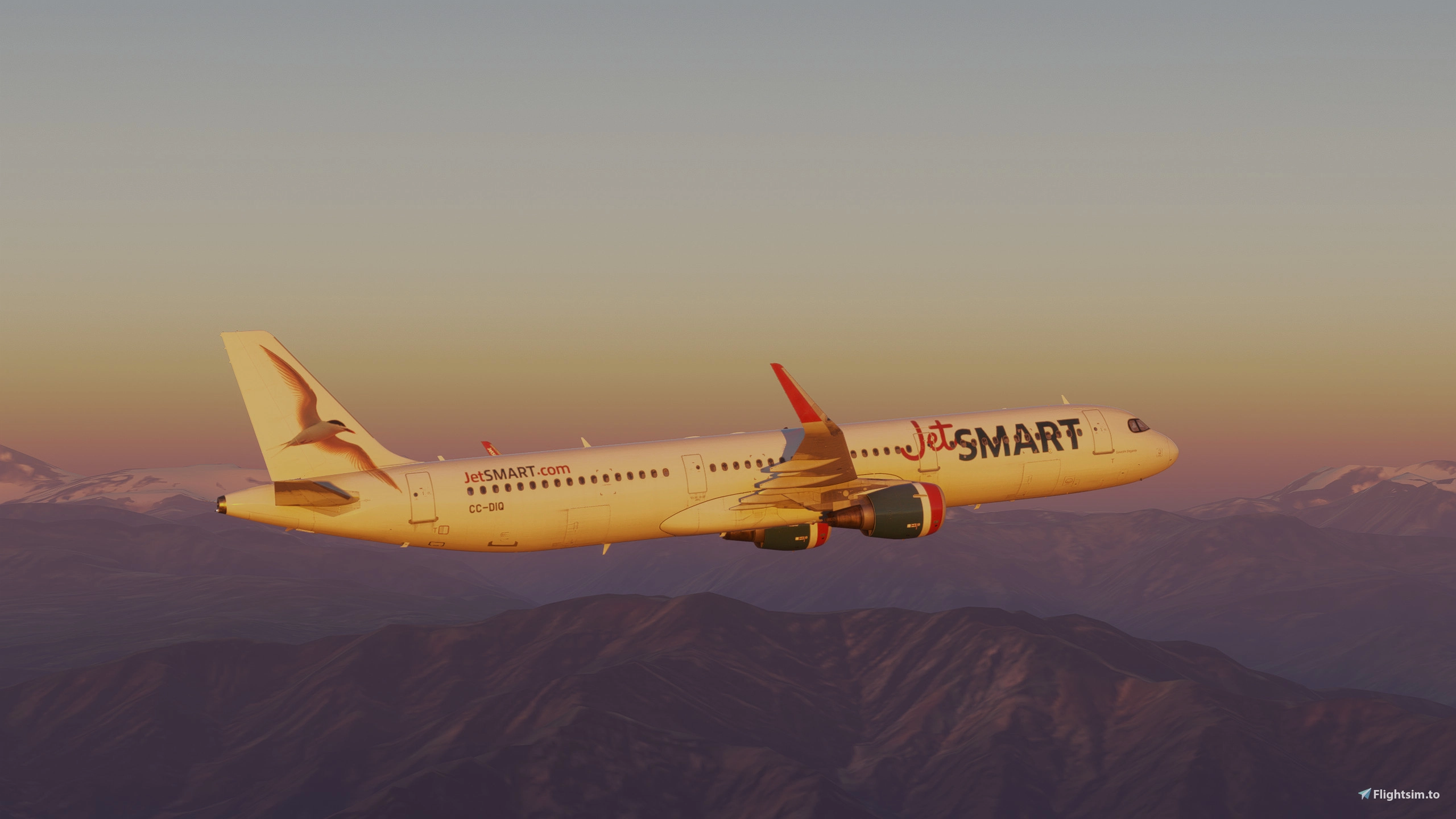 Airbus A321 SL JetSMART Chile (CC-DIQ) Gaviotín Elegante - MSFS Add-on ...