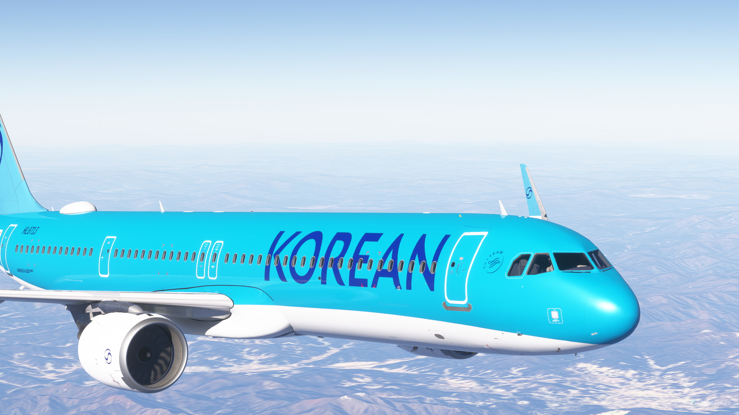 Airbus A321neo Korean Air (HL8713) for Microsoft Flight Simulator