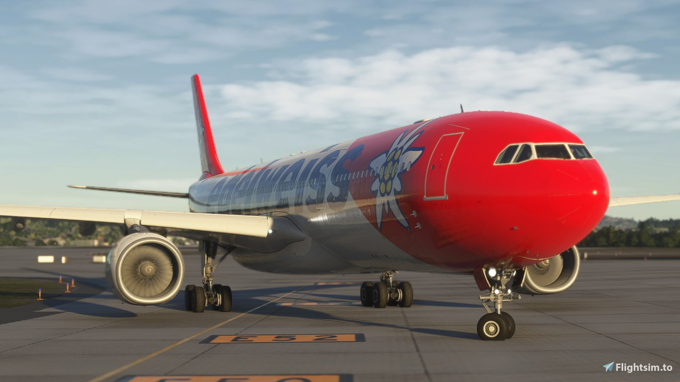 Modèle Réduit Airbus A330-200 Edelweiss Air HB-IQI - Échelle 1:200 - InFlight 200 - Neuf (Dernières Pièces)