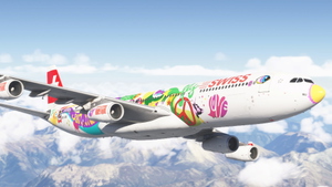 Airbus A340-300 | SWISS | HB-JMJ | Flower Power Livery thumbnail 8