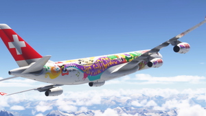 Airbus A340-300 | SWISS | HB-JMJ | Flower Power Livery thumbnail 9