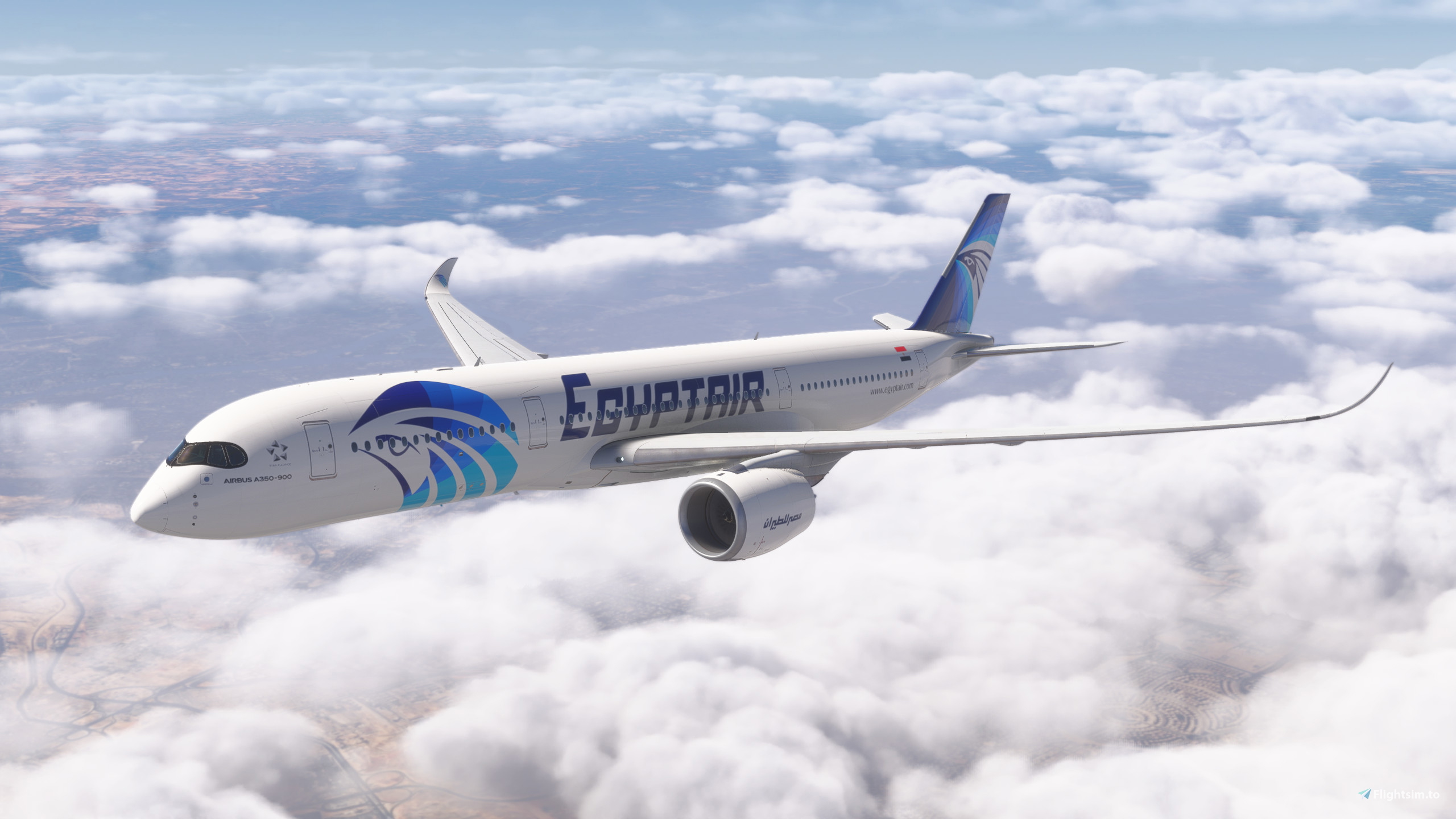 Airbus A350 EgyptAir (SU-GGE) - Image 1