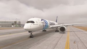 Airbus A350 EgyptAir (SU-GGE) thumbnail 4