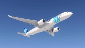Airbus A350 EgyptAir (SU-GGE) thumbnail 7