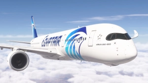 Airbus A350 EgyptAir (SU-GGE) thumbnail 14