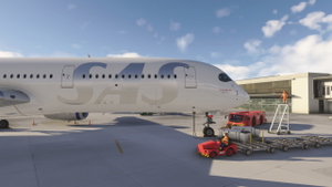 Airbus A350 Scandinavian Airlines (SE-RSF) thumbnail 24